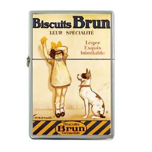  Biscuits Brun FLIP TOP LIGHTER