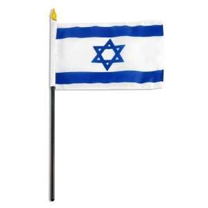  Israel Flag 4 x 6 inch Patio, Lawn & Garden