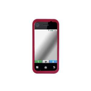   Snap On Cover for Motorola BackFlip   Red Cell Phones & Accessories
