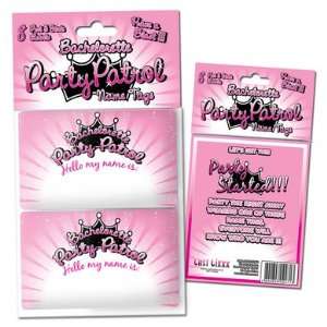  Party Patrol Name Tag Stickers