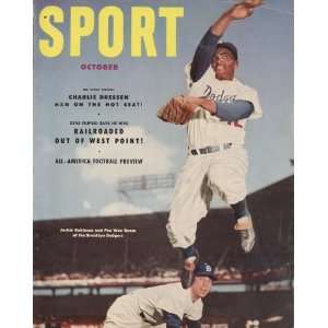  Jackie Robinson and Pee Wee Reese Magazine   Sport & Cover 