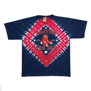  Boston Red Sox Youth Infield Tie Dye T shirt (Small 