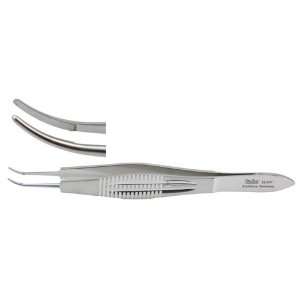  HARMS Suturing Forceps, 4 1/8, curved, 11 mm wide handles 