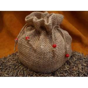 lbs Of Bineshii Gourmet Wood Parched Wild Rice in Burlap Sack