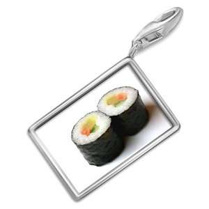  FotoCharms Sushi   Charm with Lobster Clasp For Charms 