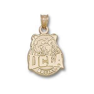  UCLA Bruins 10K Gold Joe Circle Pendant