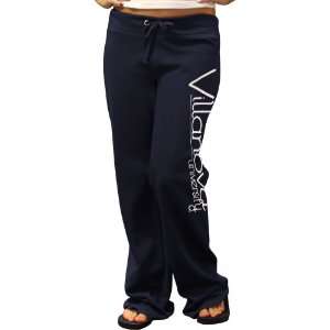 com NCAA Villanova Wildcats Ladies Navy Blue Rugby Fleece Sweatpants 