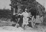early 1900s photo British woman farm worker  