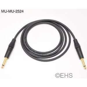  Mogami 2524 Top grade Unbalanced cable 1/4 TS 4 ft Electronics