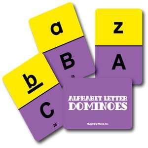  Alphabet Letter Dominoes Toys & Games