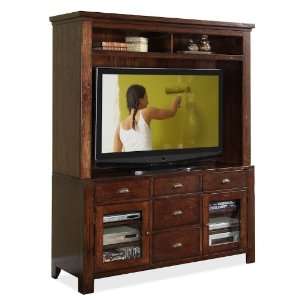  60 TV Console with Hutch by Riverside