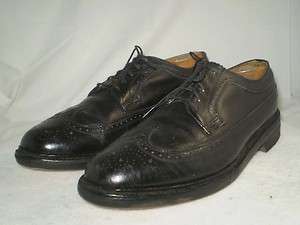   Imperial long wing oxford brogues black new soles and heels 7.5 D
