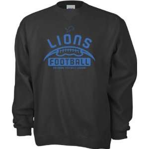  Detroit Lions  Black  Gym Issue Crewneck Sweatshirt 