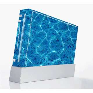  Nintendo Wii Console Protector Skin Decal Sticker   Water 