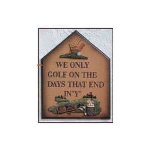  Golf Theme Wall Plaques   Days End in Y GPS & Navigation