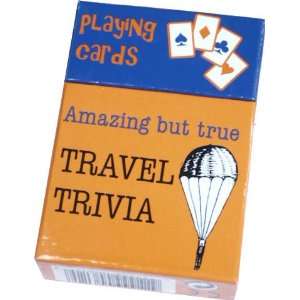 Amazing But True Travel Trivia Playing Cards  Sports 