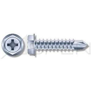   Screws Hex Indented Washer Phillips Drive Steel Ships FREE in USA
