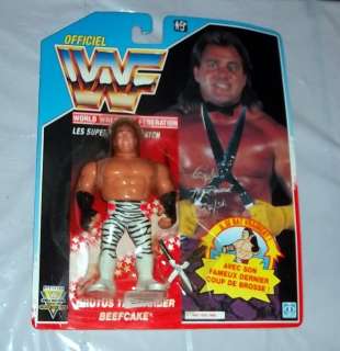   WWF Hasbro MOC Wrestling Figure Brutus The Barber Beefcake #2 Rare 2nd