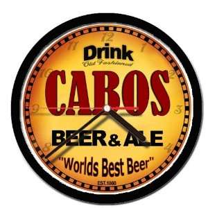  CABOS beer and ale cerveza wall clock 