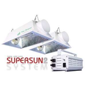  Twin 600 HPS Super Sun 2 Grow Light Sys. Patio, Lawn 