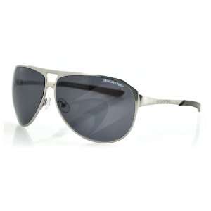  Bobster Eyewear Street Snitch Sunglasses Silver/Smoke Lens 