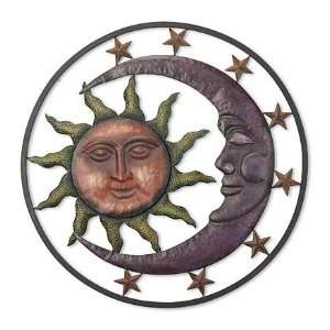 Sun and Moon Metal Wall Sculpture 