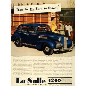  1939 Ad Vintage La Salle Cars General Motors Touring Sedan Cadillac 