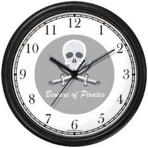  Pirate Skull & Crossed Swords No.2   Pirate Theme Wall 