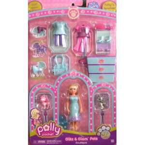   Doll & Sparklin Pets Dog & Cat (2007 Mattel Canada) Toys & Games