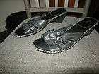 Very Nice Womens Black Bass Slides Shoes, Size 8 M