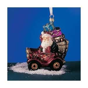  POLONAISE ORNAMENT SANTA WITH SUITCASES