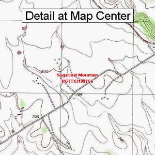  USGS Topographic Quadrangle Map   Sugarloaf Mountain 