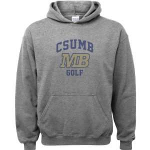 Cal State Monterey Bay Otters Sport Grey Youth Varsity Washed Golf 