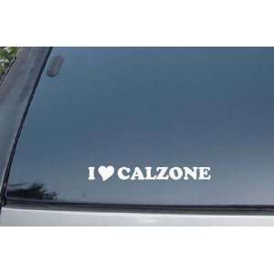  I Love Calzone Vinyl Decal Stickers 
