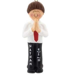  Personalized First Communion Boy Christmas Ornament
