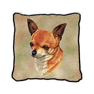  Chihuahua Pillow   17 x 17 Pillow