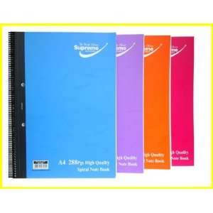  Supreme A4 Spiral Note Book   288 Pages (Girls)   Blue 
