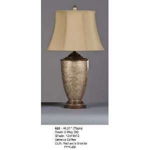  Urban Essence Bronze Coffee Accented Casual Table Lamp 