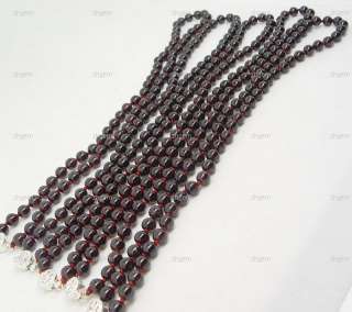 FREE S&H lots 10 strands garnet necklace each strand 16  