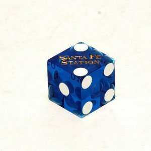  Blue Canceled Casino Dice, 19mm Toys & Games