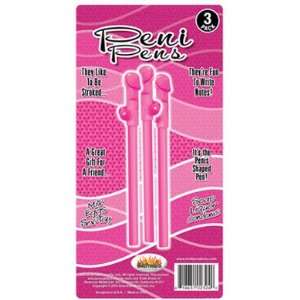  Bundle Peni Pens 3Pk and 2 pack of Pink Silicone Lubricant 