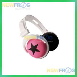 Pink Mix Style Star Earbud Headphones For iPod  PSP  