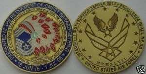 Retirement of CMSGT Gerard Gething USAF Challenge Coin  