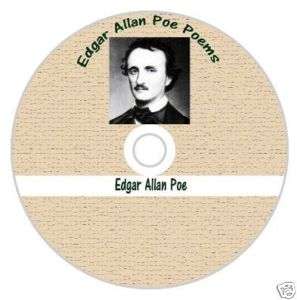 EDGAR ALLAN POE POEMS CD ~  WORLDWIDE  