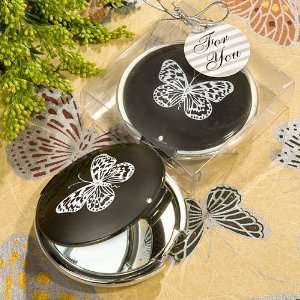  Favors, Elegant Reflections Collection butterfly mirror compact favors