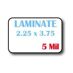  Laminate, Business card size 100 pack