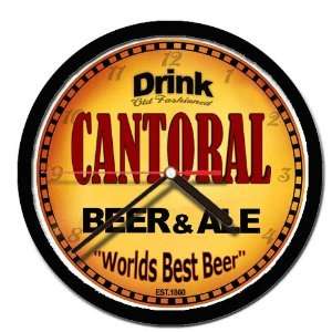  CANTORAL beer and ale cerveza wall clock 