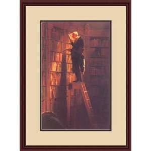  The Bookworm by Karl Spitzweg   Framed Artwork