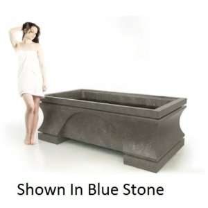  BS VEN724026 Venice Stone Bath Tub With Natural Stone Construction 