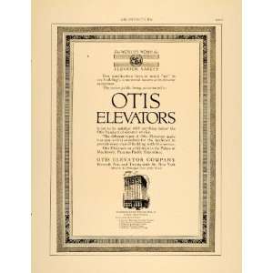 1915 Ad Otis Elevator Widener Building Philadelphia PA Engineering 